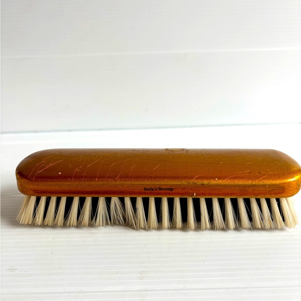 Vintage Clothes Brush Natural Bristles Made in Germany
